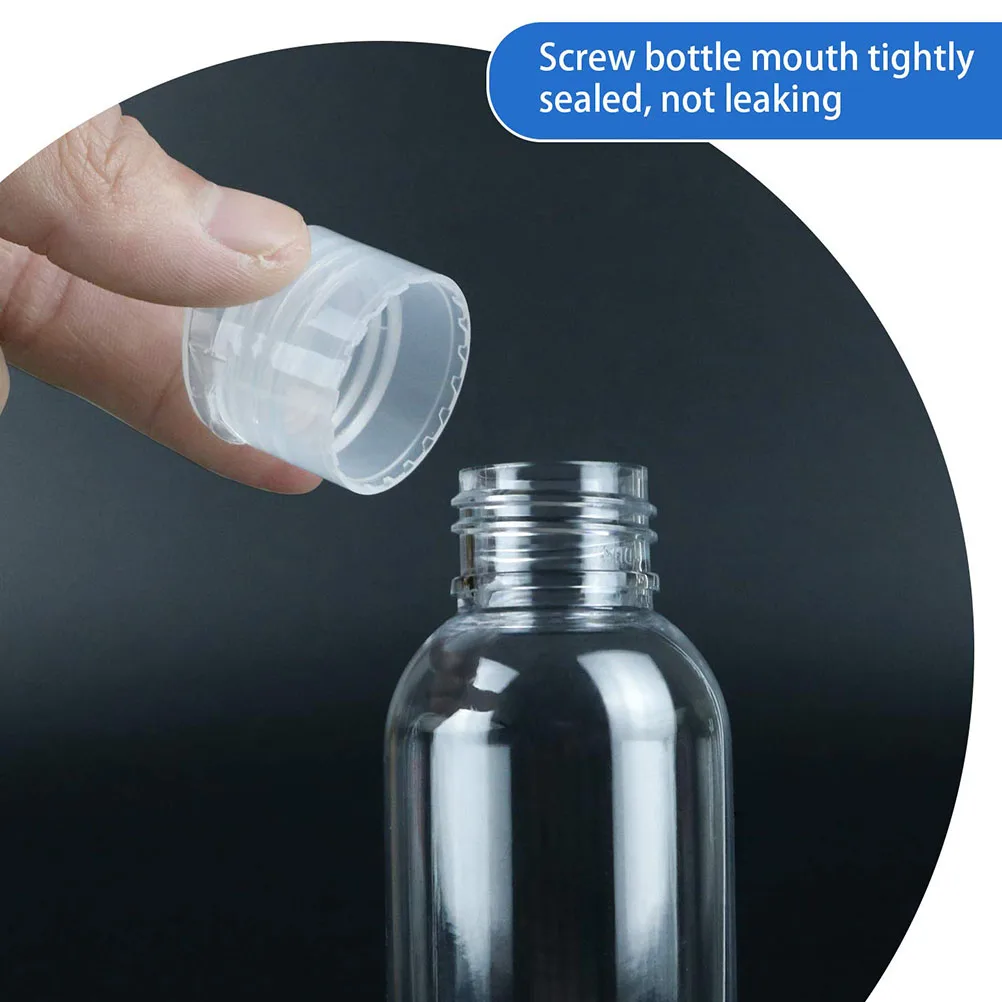 

6pcs 120Ml Refillable Travel Sub-Bottle Leakproof Empty Dispenser Lightweight Durable Lotion Container For Toiletries