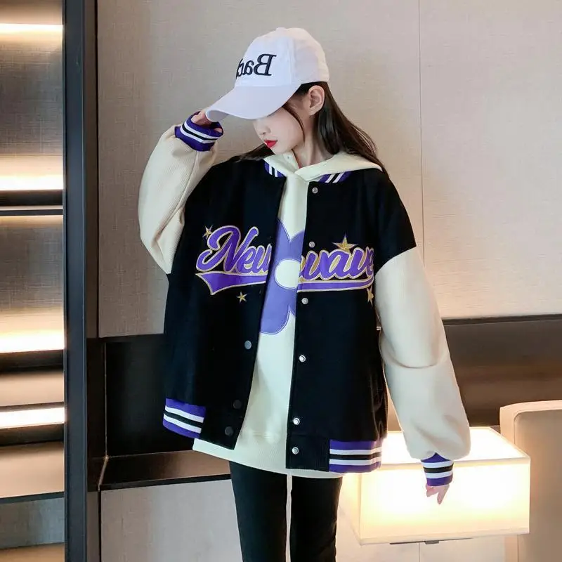 2024 Autumn winter Girls Boys clothes striped letter Jacket Kids Teens sports Cardigan Child Outwear Coats 6 7 8 9 10 11 year