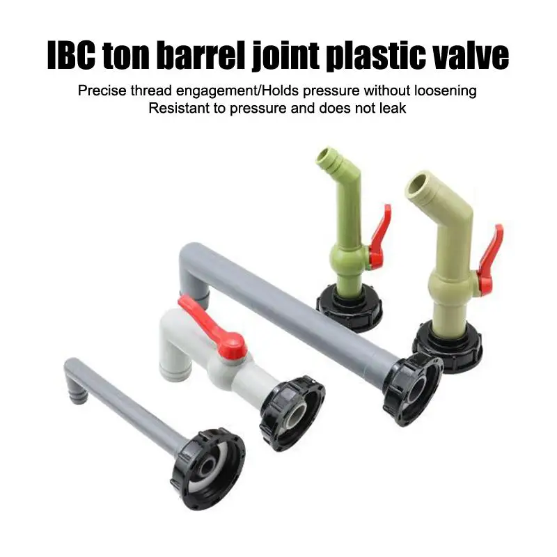 IBC Tank Hose Adapter Fitting Anti-Corrosion Leak Proof Water Tank Connector for Rainwater Collection Outdoor Watering
