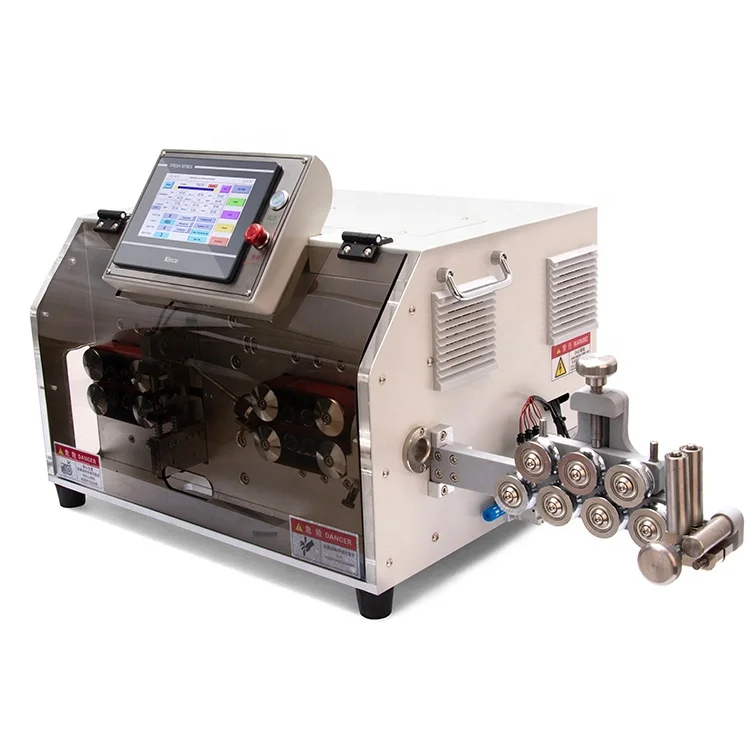 EW-05F Full Automatic Jacket Cable Strip Cut Multi-core Sheath Wire Stripper Cutter Machine