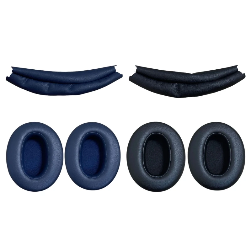 Almofada ouvido confortável para fones ouvido WHXB910N Earpads Earcups Sleeve Protein Leather