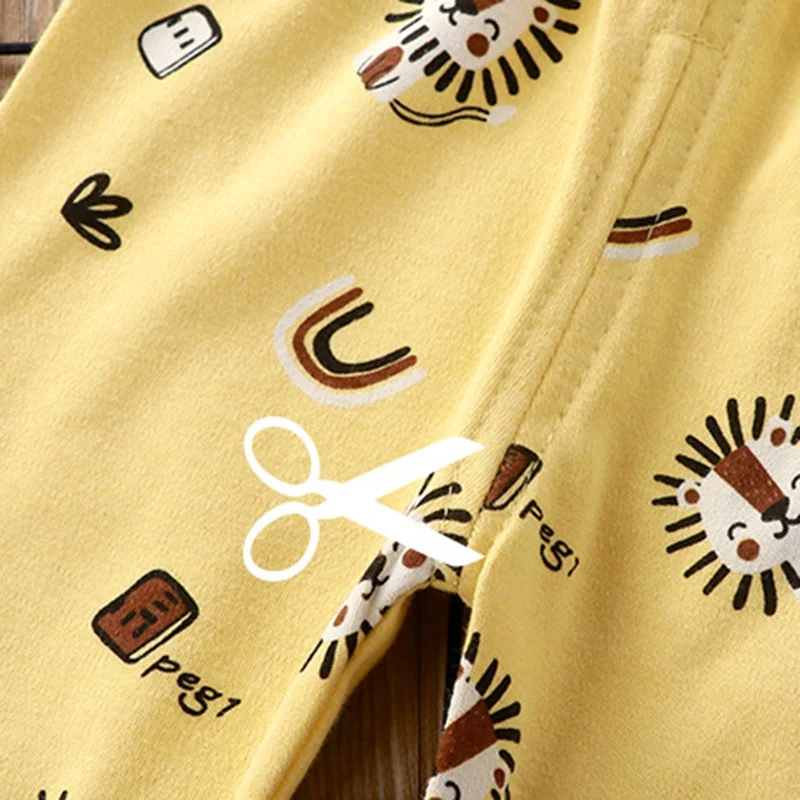 Unisex Girls Boys Pajamas Long Sleeve Sleepwear Button-Down 2 Pcs Pjs Set Snug Fit Sleepwear