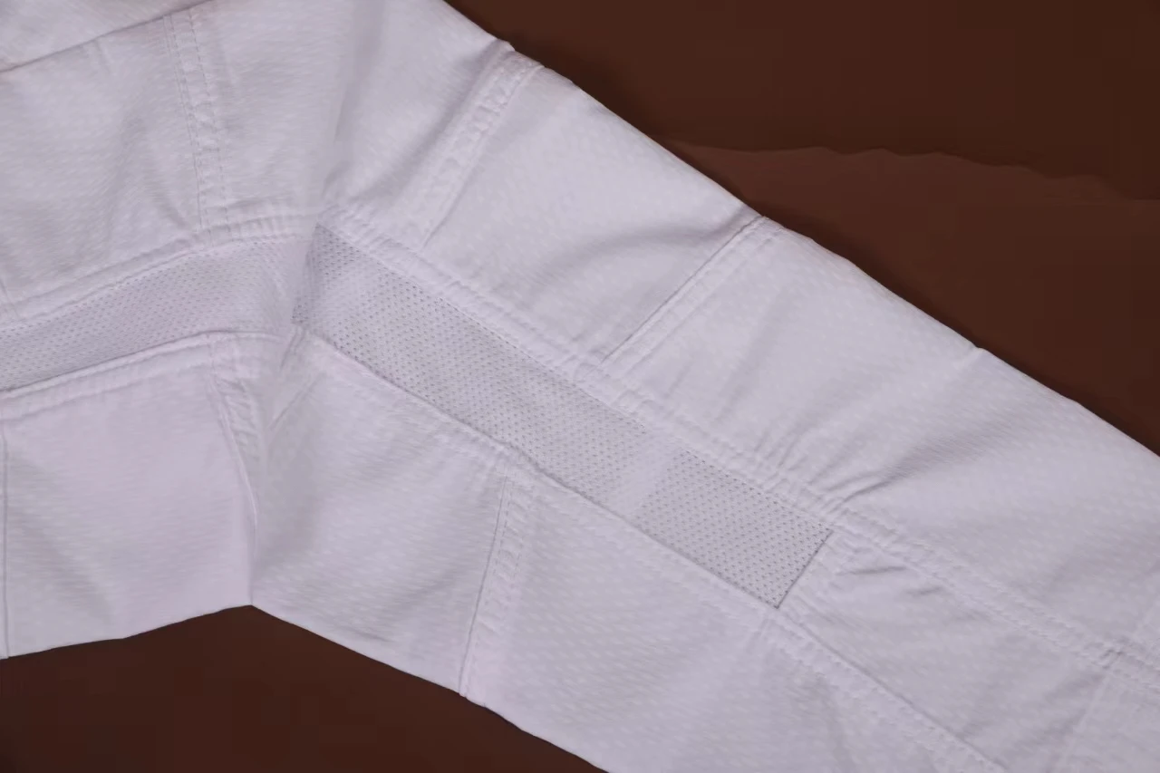 High Breathable Taekwondo Pants Small Raindrop Mesh Splicing Quick Dry Breathable Trousers for Youth Martial Arts Training