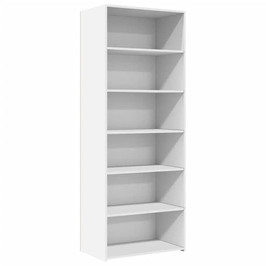 Mobile alto, Alb, 70x41x185 cm, Lemn Prassurat