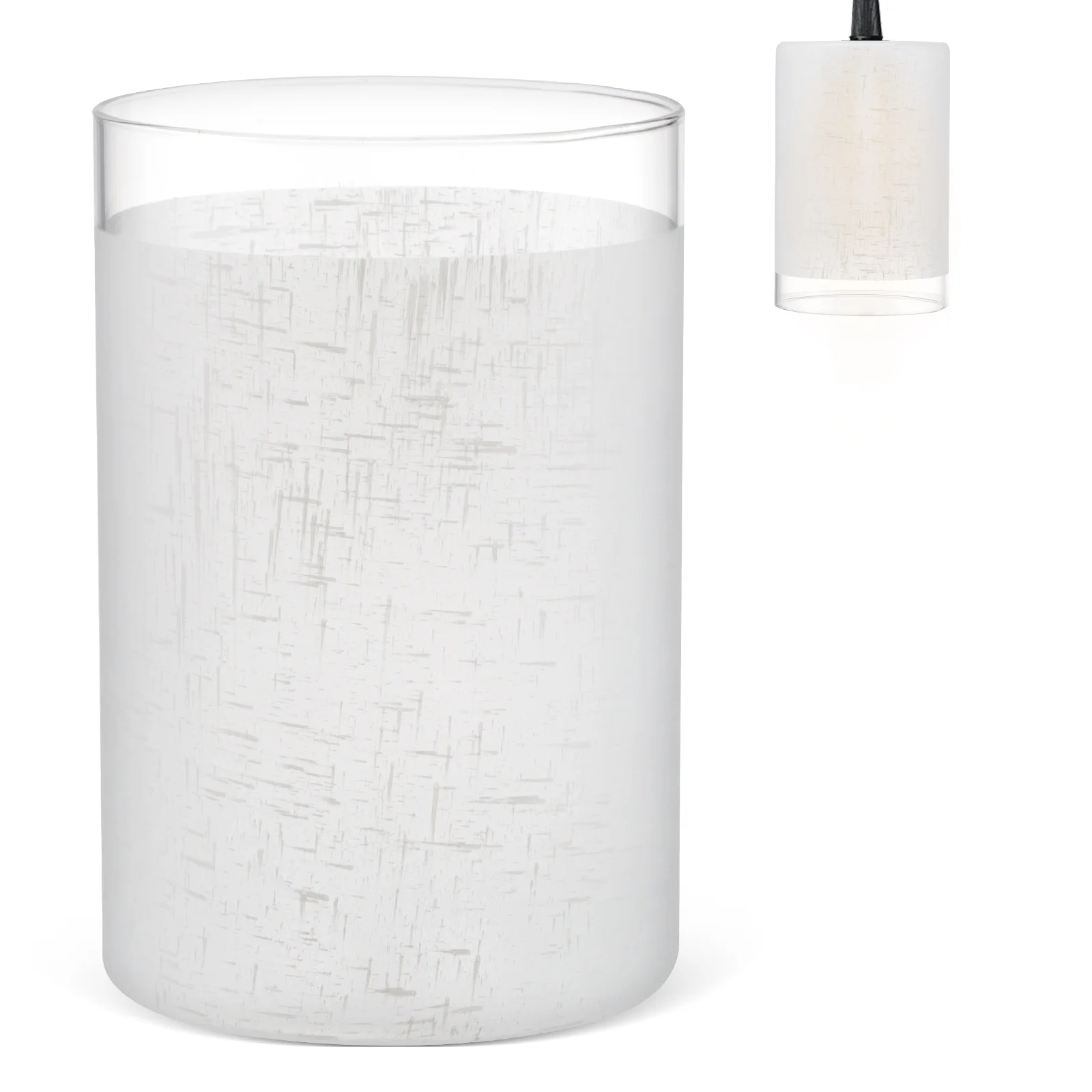 

Glass Lamp Shade Replacement for Table Floor Pendant Lights Clear Glass Shades Light Fixtures Living Room Bedroom Dining Area