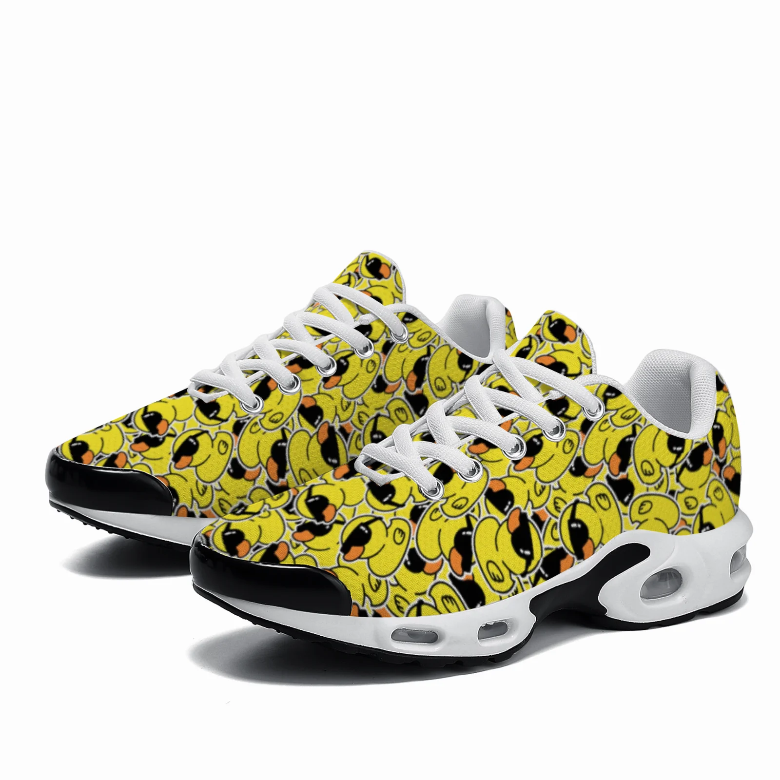 

Cool Yellow Duck casual air-cushioned shoes breathable mesh upper athletic shoes for men and women