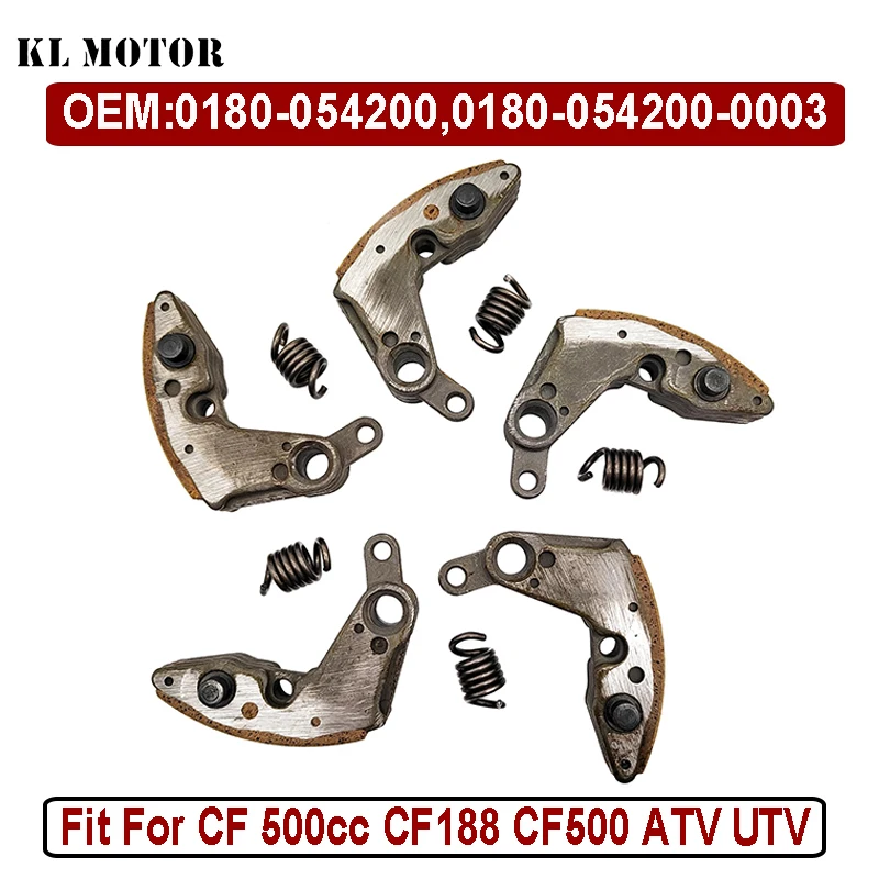 

1SET/5PCS Drive Clutch Carrier Pads With Spring Fit For CF500 500CC CF625 ATV UTV Go Kart Quad Bike Parts 0180-054200