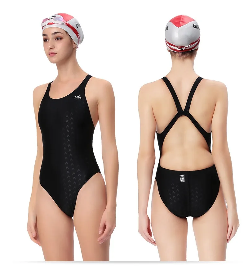 Costume da bagno per bambina da donna impermeabile resistente al cloro in pelle di squalo impermeabile approvato Yingfa Fina