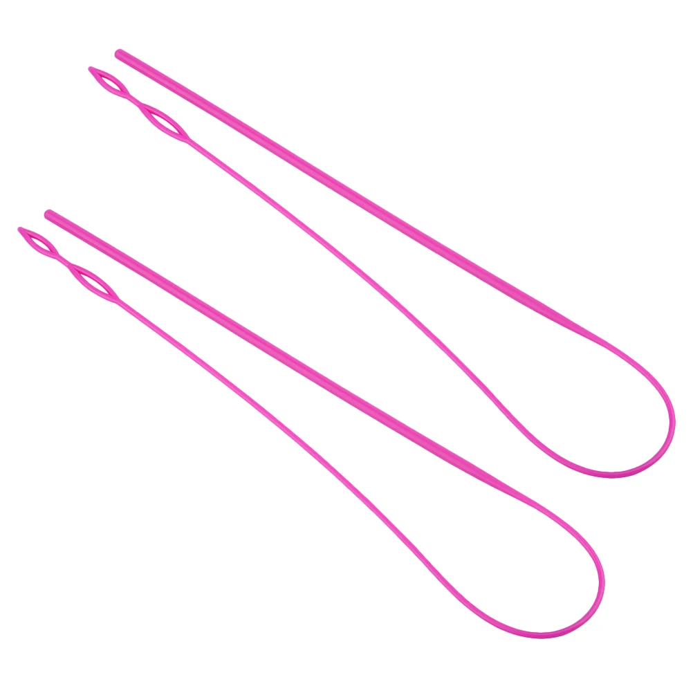 

2Pcs Drawstring Threaders for Thick Thin Lines Soft Lightweight Durable Easy to Use DIY Hand-Worn Belts Home Shop