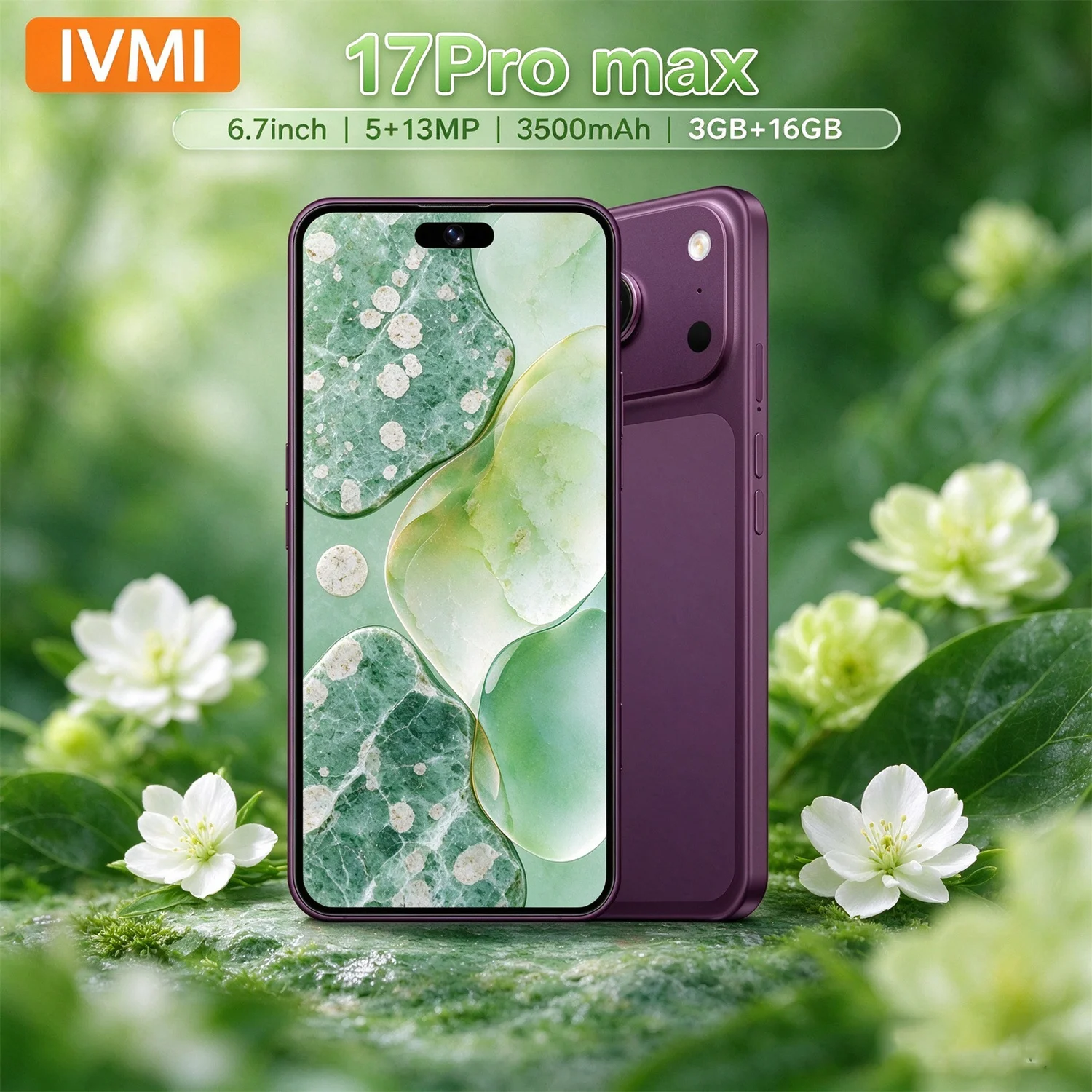 IVMI Smartphones 17Pro Max Android 3GB+16GB 6.7