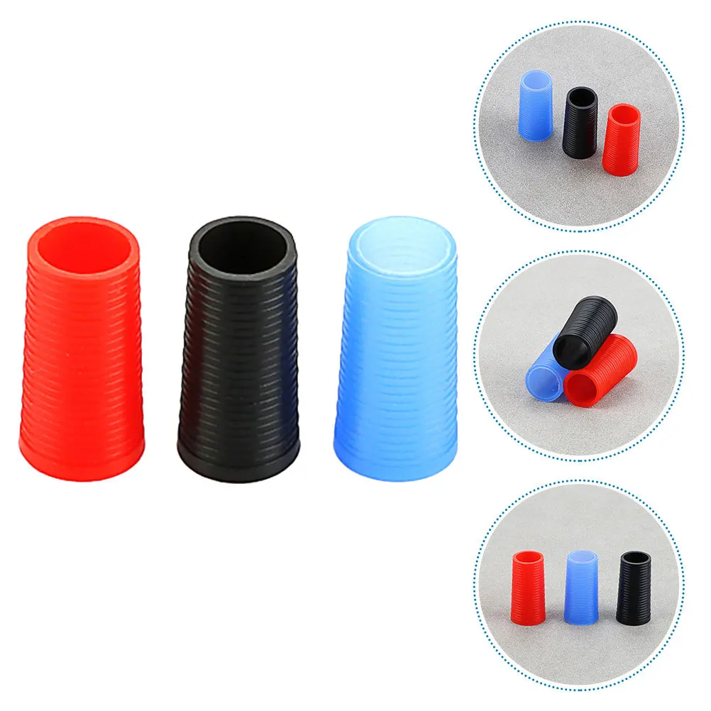 

3 Pcs Saxophone Bent Neck Cork Cover Repair Gasket Alto Rings Replacement Kit Silicone Case Pad Accessories
