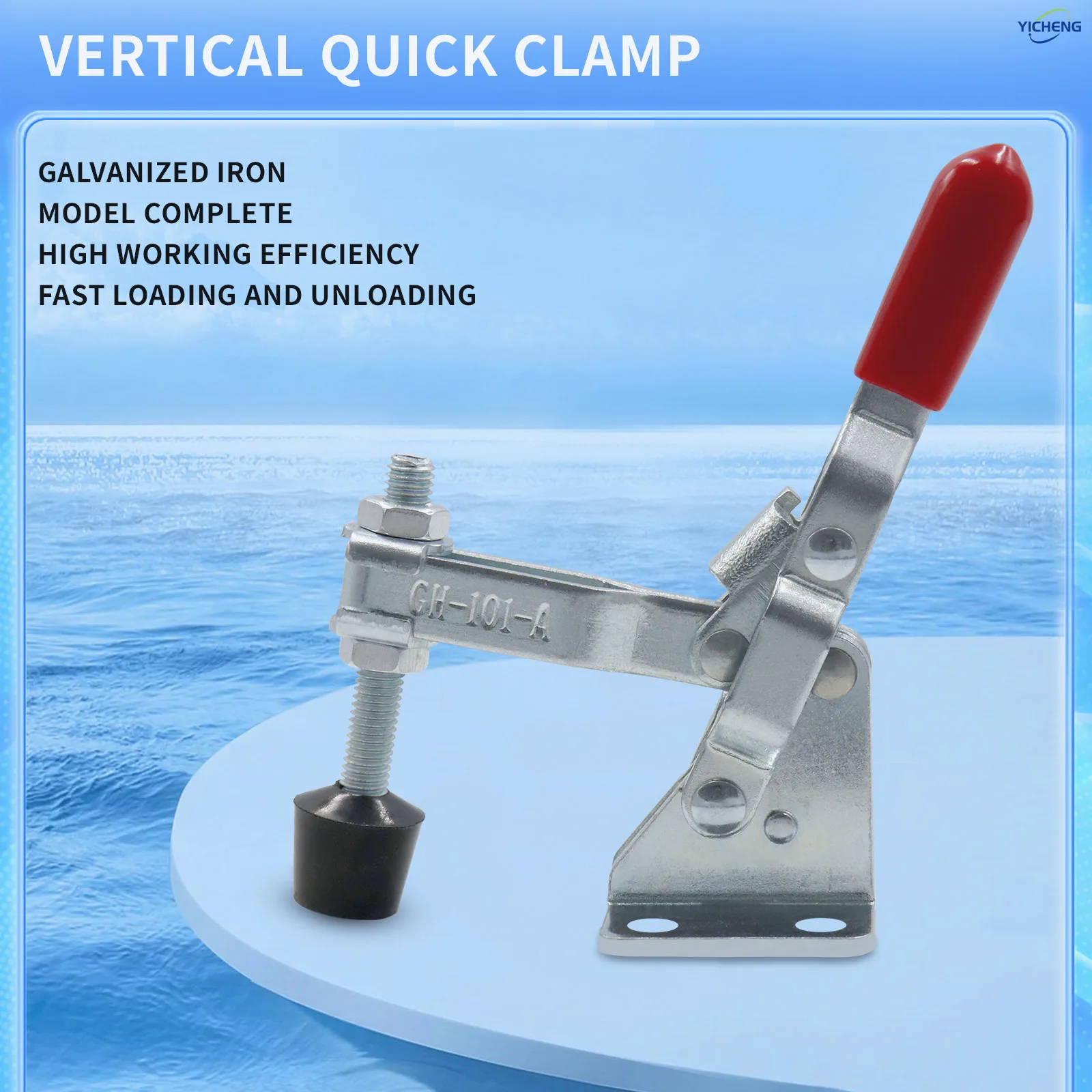 4Pcs Horizontal Quick Release Toggle Clamps Set  clamps  pipe clamp   clamps for woodworking 50KG Holding Capacity,GH-101A