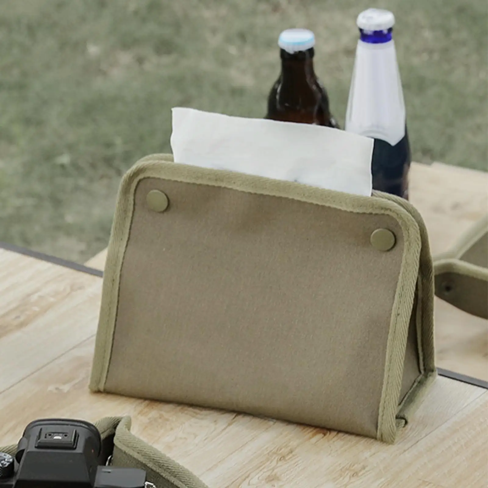 Outdoor Tissue Box Storage Holder Paper Towel Wipes Dispenser for Traveling