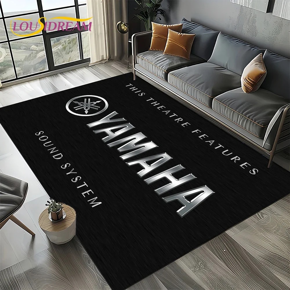 2025 YAMAHA Motorcycle Sign Racing Car Rug Carpet for Living Room Bedroom Home Decor,Floor Mat Non-slip for Sofa Doormat Gift