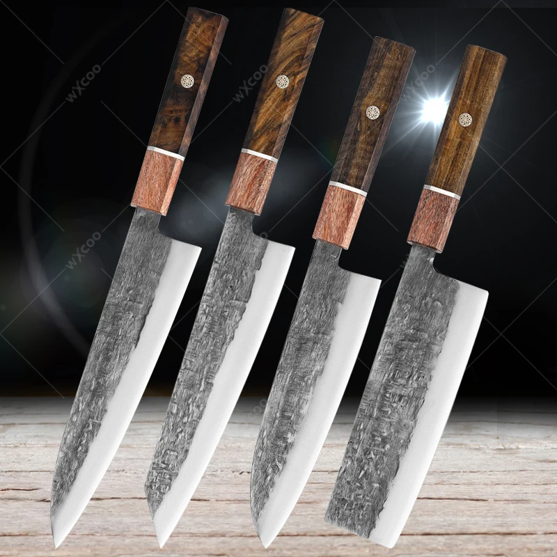 

Stainless Steel Kitchen Knives Santoku Knife Forged Chef Knife Vegetable Slicing Knife Meat Cleaver Kitchen Cooking Accessories