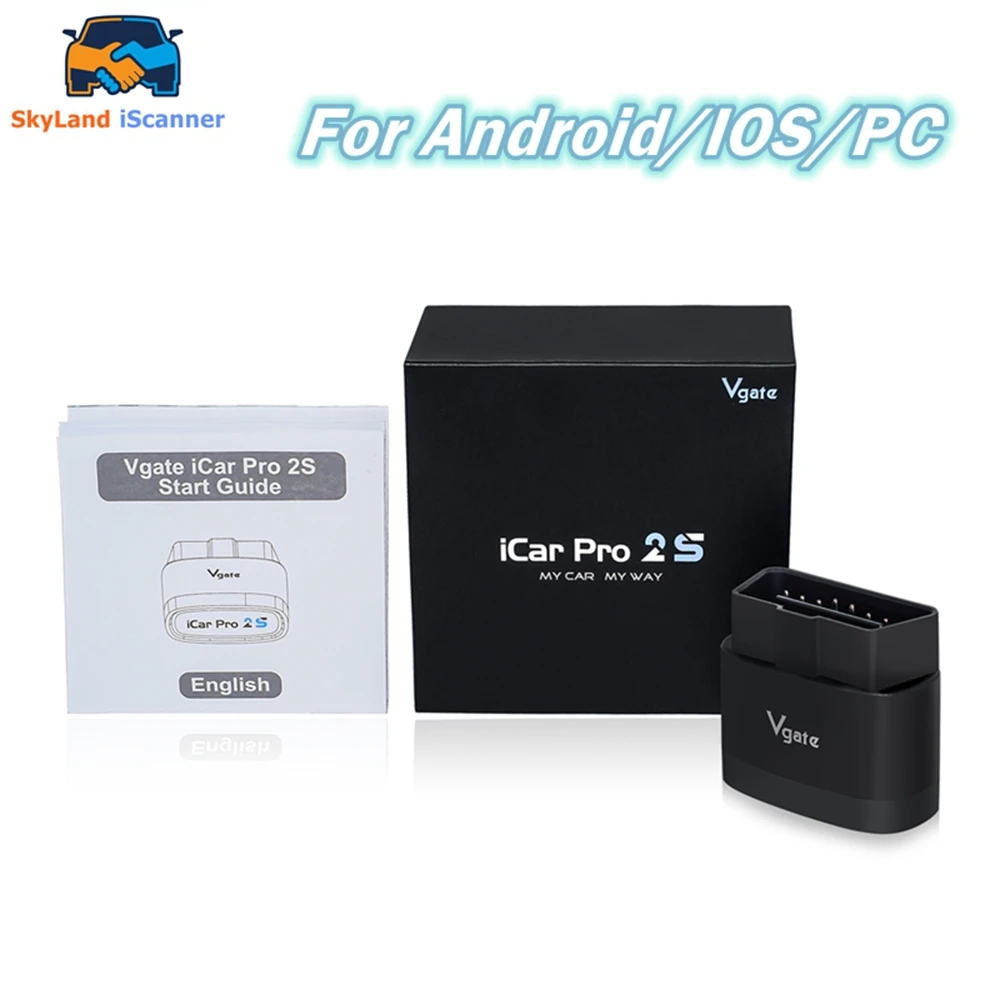 

Новейший Vgate iCar Pro 2S ELM327 Bluetooth 5.3 для Android/IOS/ПК, диагностический инструмент OBD для автомобилей, обновленный сканер OBD2 V2.3.