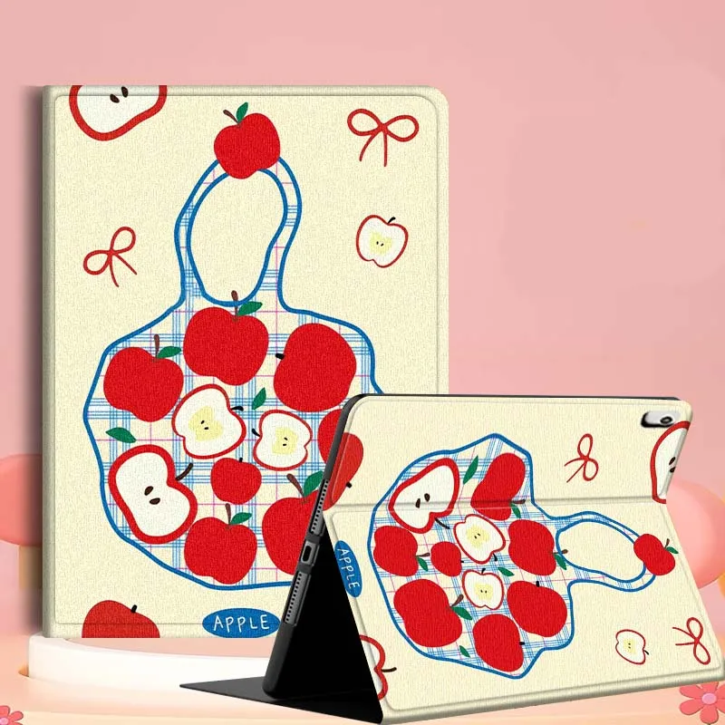 

Fruit Mesh Bag Pattern For iPad mini Air 1 2 3 4 5 6 7 6th 7th 9 11 13 M3 M2 gen 7.9 8.3 10.9 Inch 2025 Tablet Case