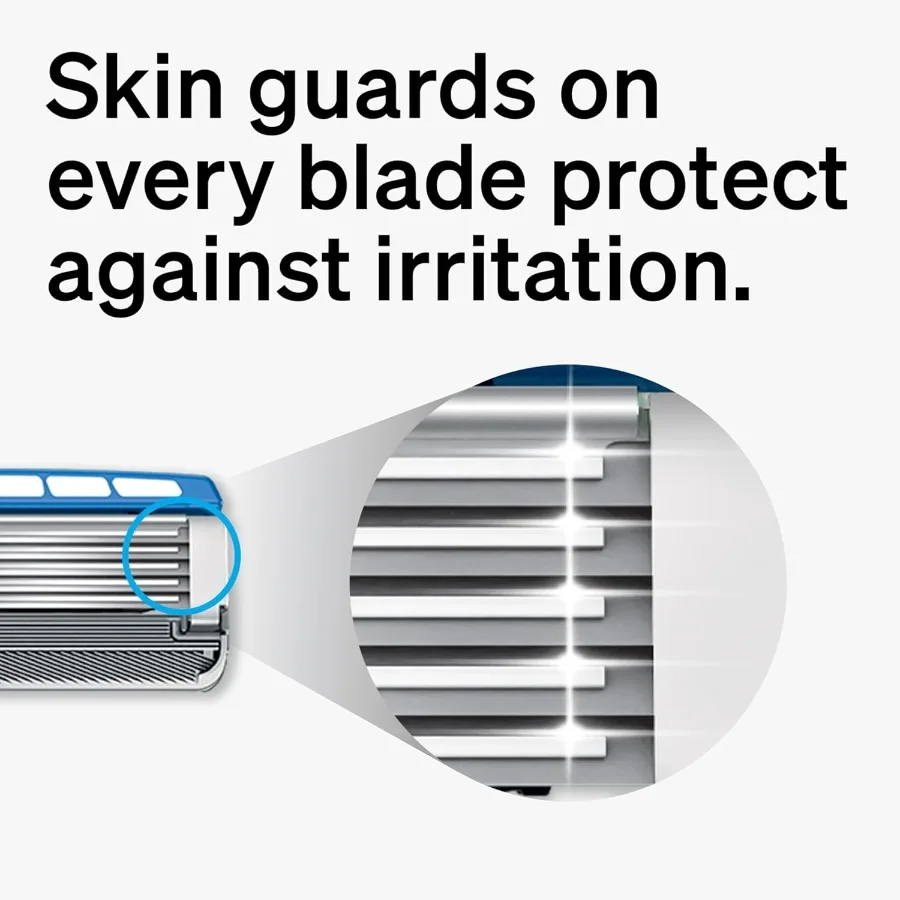 12 упаковок сменных лезвий для бритвы Schick Hydro Dry Skin для мужчин, предназначенных для гладких и закрытых бритв на чувствительной коже, идеально подходят