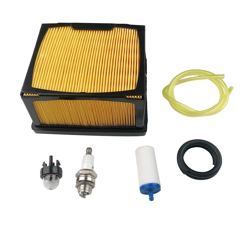 6pcs Air Filter Power Cutter Tune Up Kit for Husq-Varna 574362301 574362302 525470601 525470602 St-ens 605-618 Partner K760/K770