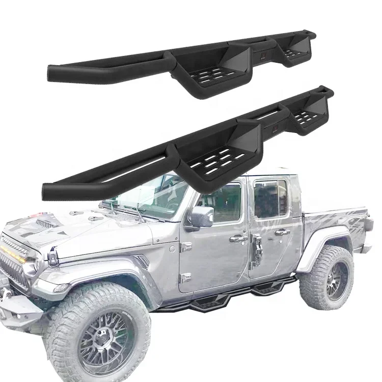 4x4 Auto Nef Bar Running Board Bumper Grill Side Step for Gladiator JT Pickup Truck custom