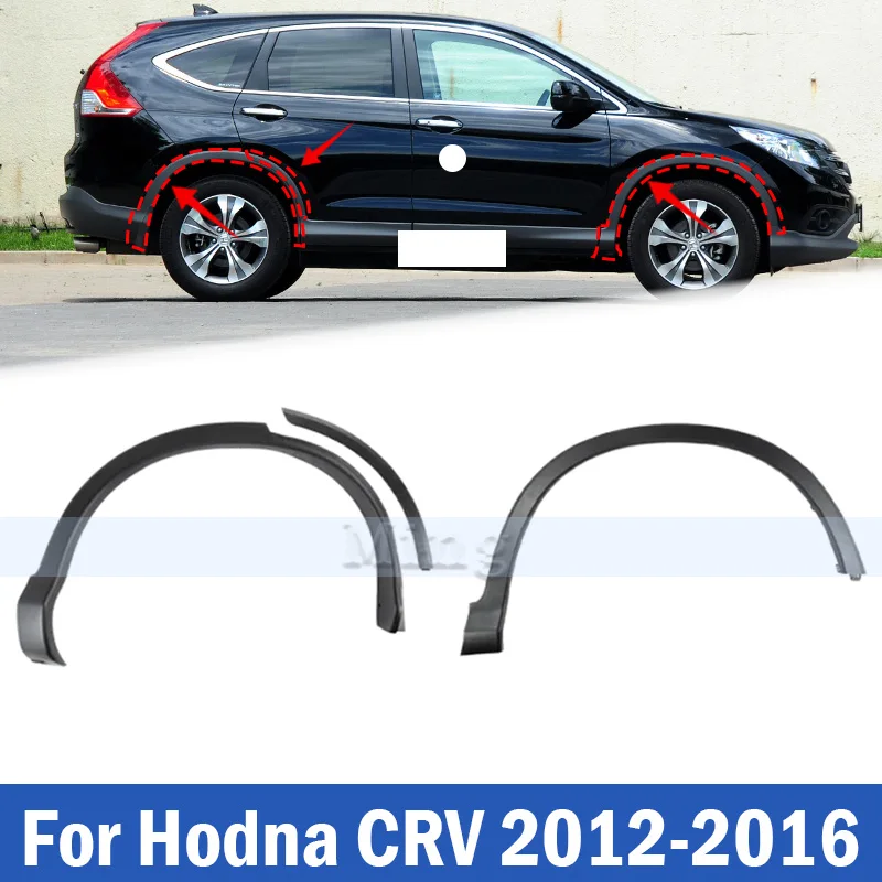 Front Rear Bumper Side Wheel Arches Trim Car Accessories For Honda CRV CR-V 2012-2016 Wheel Eyebrow Fender Pad Extension