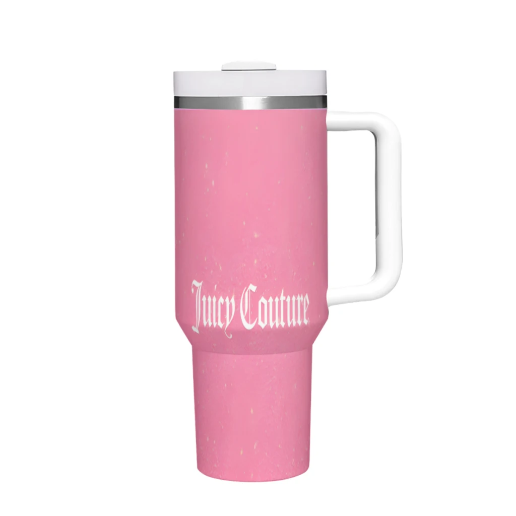 

Car Travel Mugs PinkGlitter_EGC1 Stainless Steel 304 Tumbler Water Bottle 40oz/1200ml