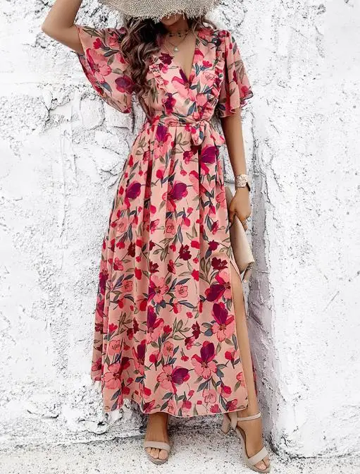 

2025 New Spring/summer Casual Printed Dress