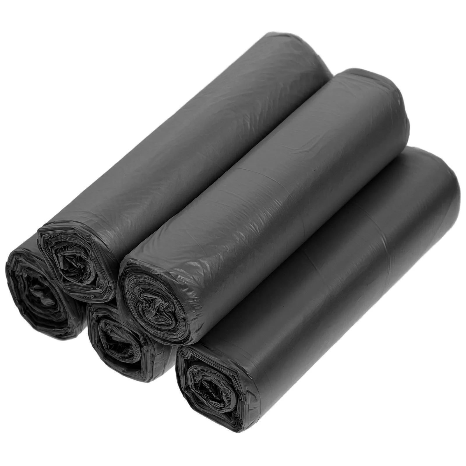 Biodegradable Trash Bags 5 Rolls Thickened Small Wastebasket Liners for Kitchen Bathroom Office Bedroom
