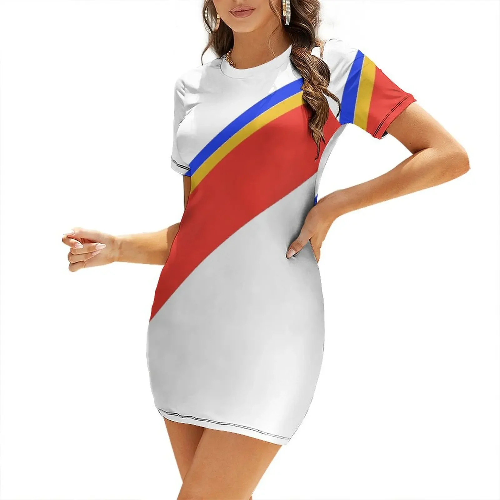 

Captain Eo Design Short-Sleeved Dress dresses korean style dresses for prom ladies dresses for women 2025 Dress