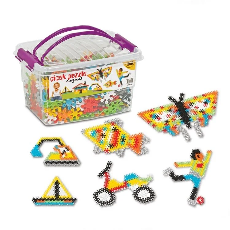 Scatola di Puzzle di fiori del nonno forme educative 500 pezzi