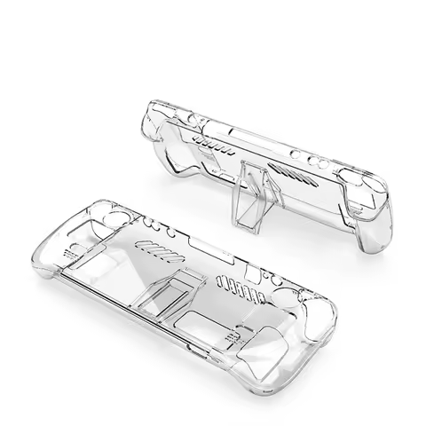 For Steam Deck Host Split Protective Case Transparent PC Protective Hard Case with Bracket