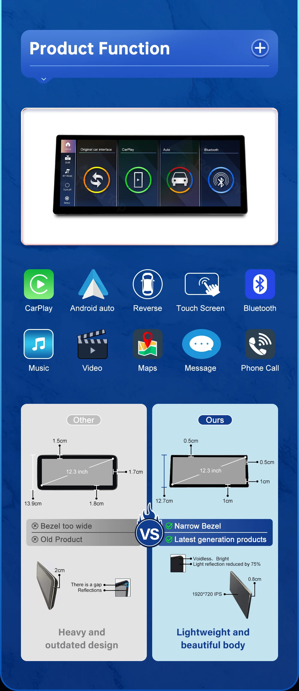 Road Top Linux Display Multimedia Player für BMW X1 F48 2015-2022 NBT EVO GPS Carplay Touchscreen – Detail 2