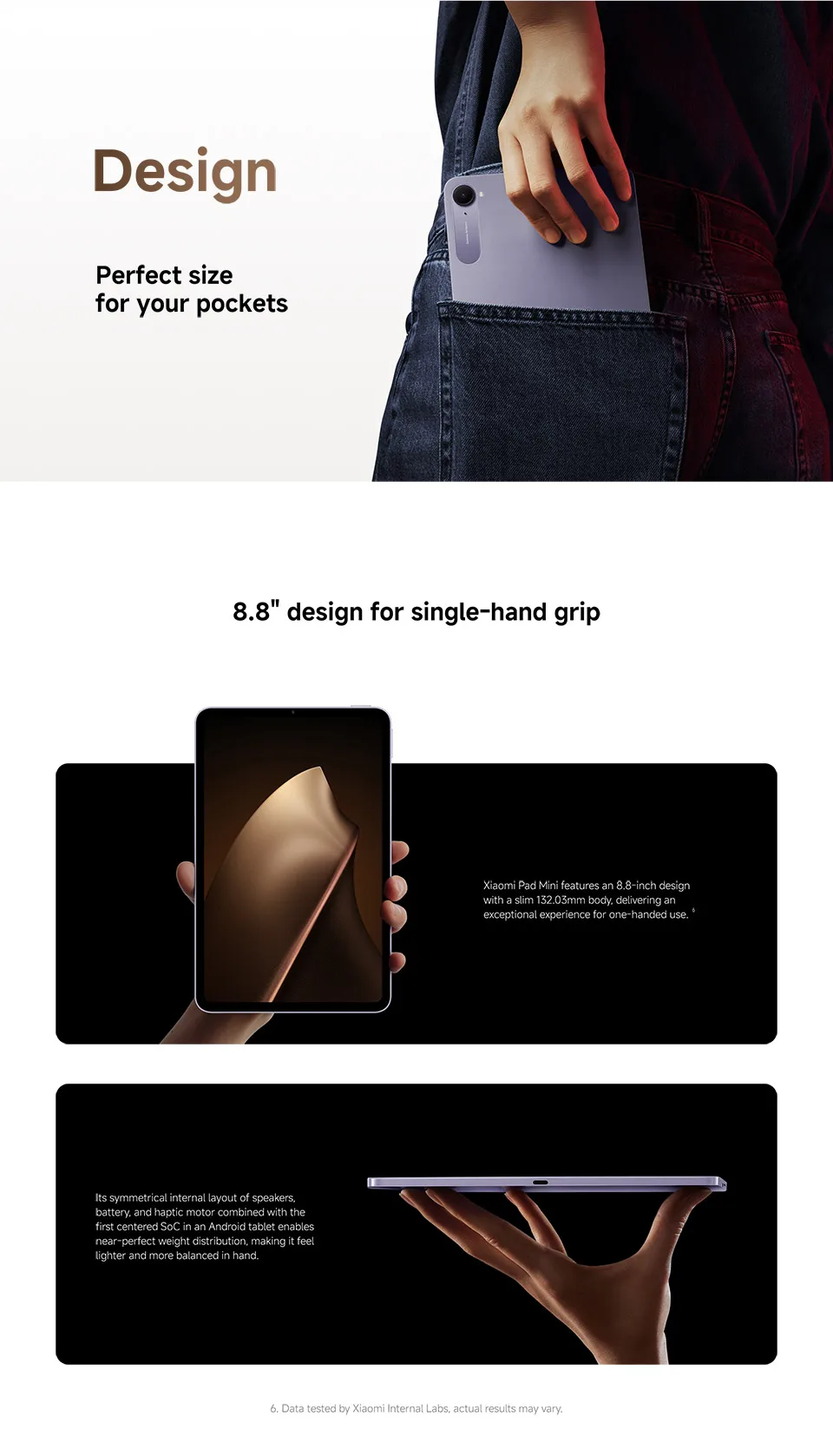 Global Version Xiaomi Pad Mini 8.8' 3K Ultra-clear Display 8GB/12GB RAM 7500mAh Battery 67W HyperCharge MediaTek Dimensity 9400+