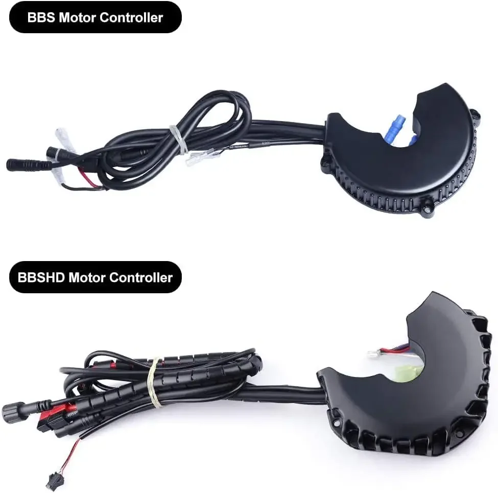 BAFANG 48V 750W BBS01 BBS02 Central Motor Controller for Mid Drive Motor with Front Lamp Connector and Gear Shift Sensor