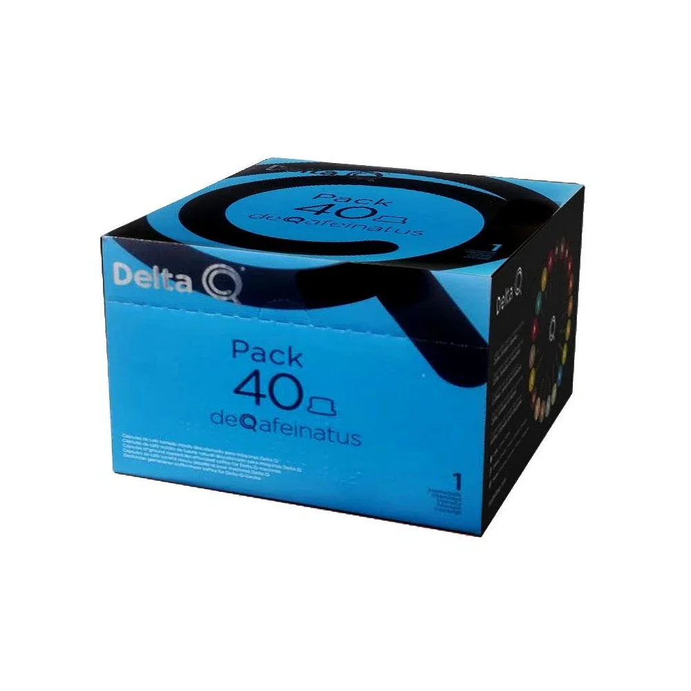 Pack XL Deqafeinatus, Espresso descafeinado, 40 cápsulas Delta Q 5601082047737 deqaf Raíz Inicio