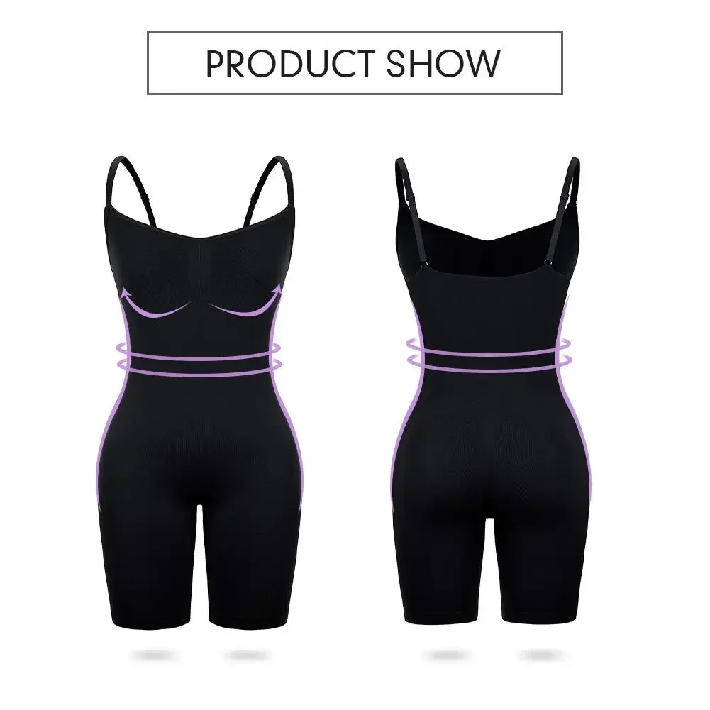 Einteiliger Shapewear-Body mit Bauchkontrolle, Taillenmieder, schlankmachende, nahtlose Hebeunterwäsche für Damen – Detail 11