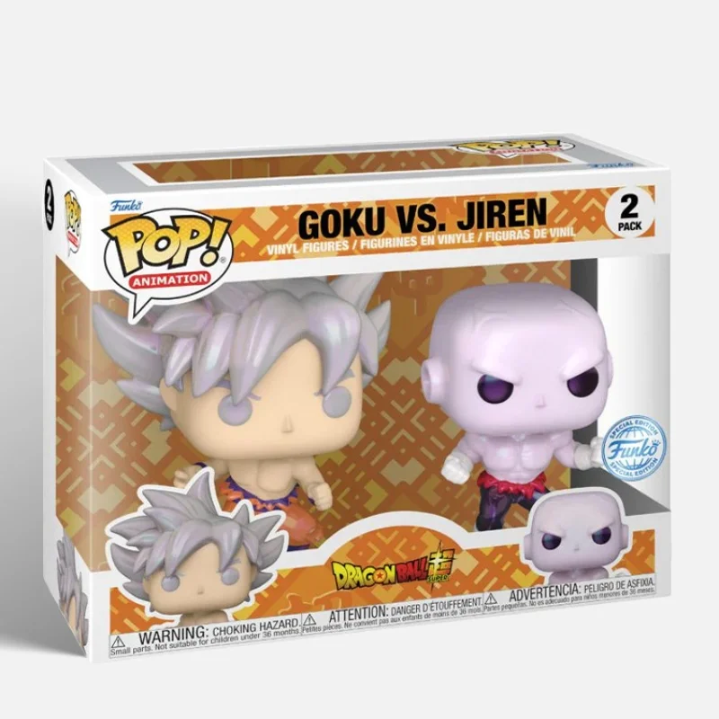 

Funko Pop аниме Dragon Ball и Super Goku Jilian двойной человек коробка ручной работы дикая Дракон Кукла игрушка настольная коллекция игрушка с орнаментом