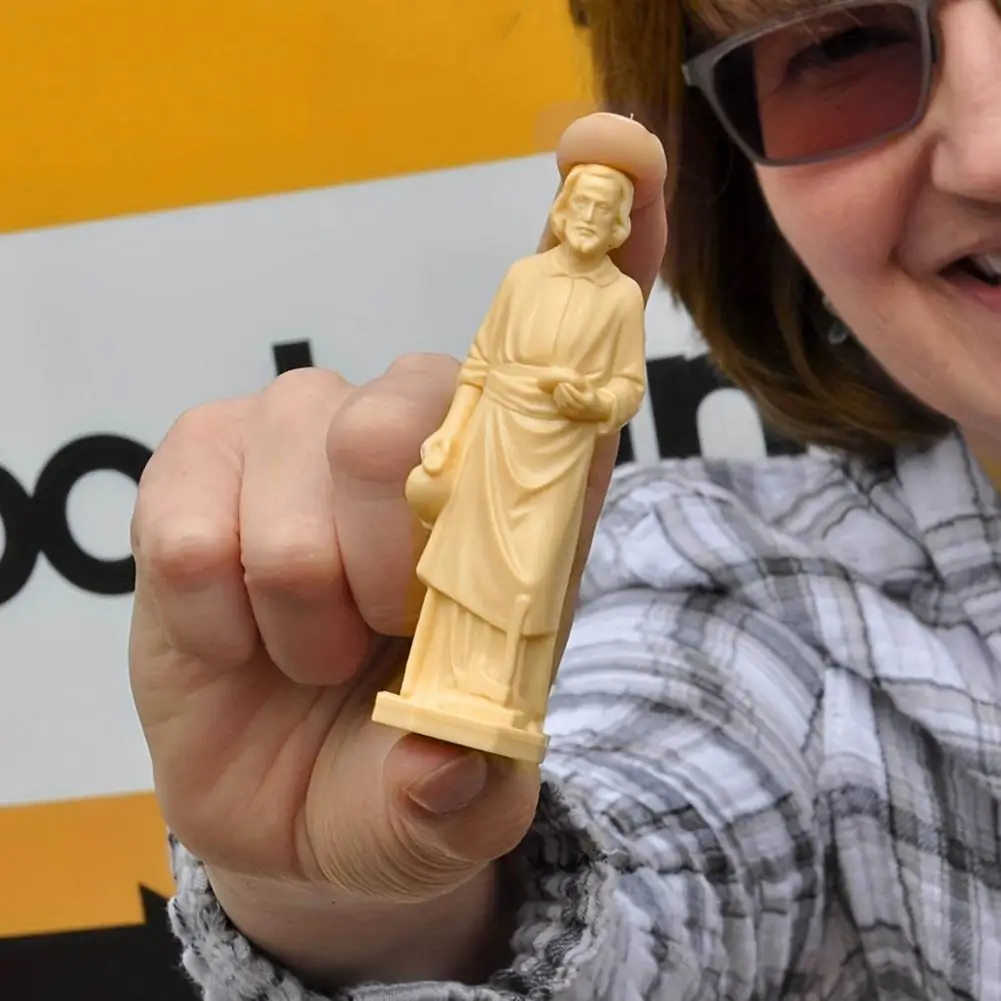 8*2.5cm Saint Joseph Statue Tall Saint Joseph Figurine Resin Carpenter Joseph Sculpture Good Luck