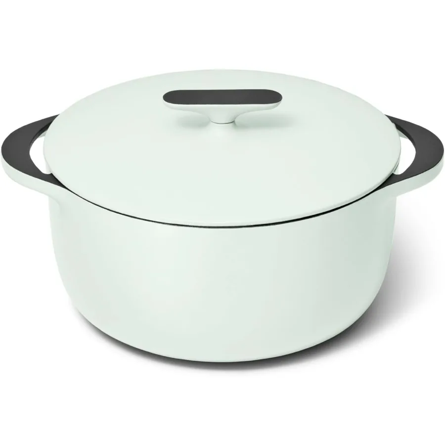 

Enameled Dutch Oven 6.5 qt Cast Iron Dutch Oven With Lid 3 Layer Enamel Coating No Seasoning Required Compatible With All Stove