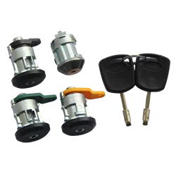 7S5AB22050AC Complete Ignition Switch Door Lock Cylinder With 2 Keys For Ford KA 2008-2011 AL348