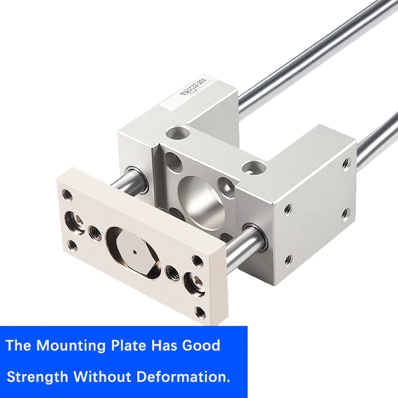 Pneumatic Standard Cylinder Linear Guide Rail For SC SU DNC Piston SC32 SC40 SC50 Guiding Support Bracket Mounting Accessories