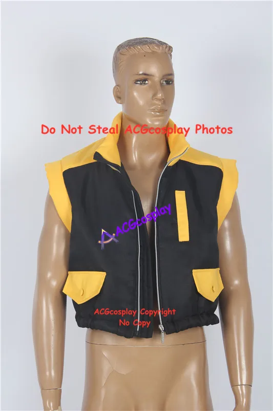 

Yellow and Black Vest Charle Nash Vest Cosplay Costume Quilted Style