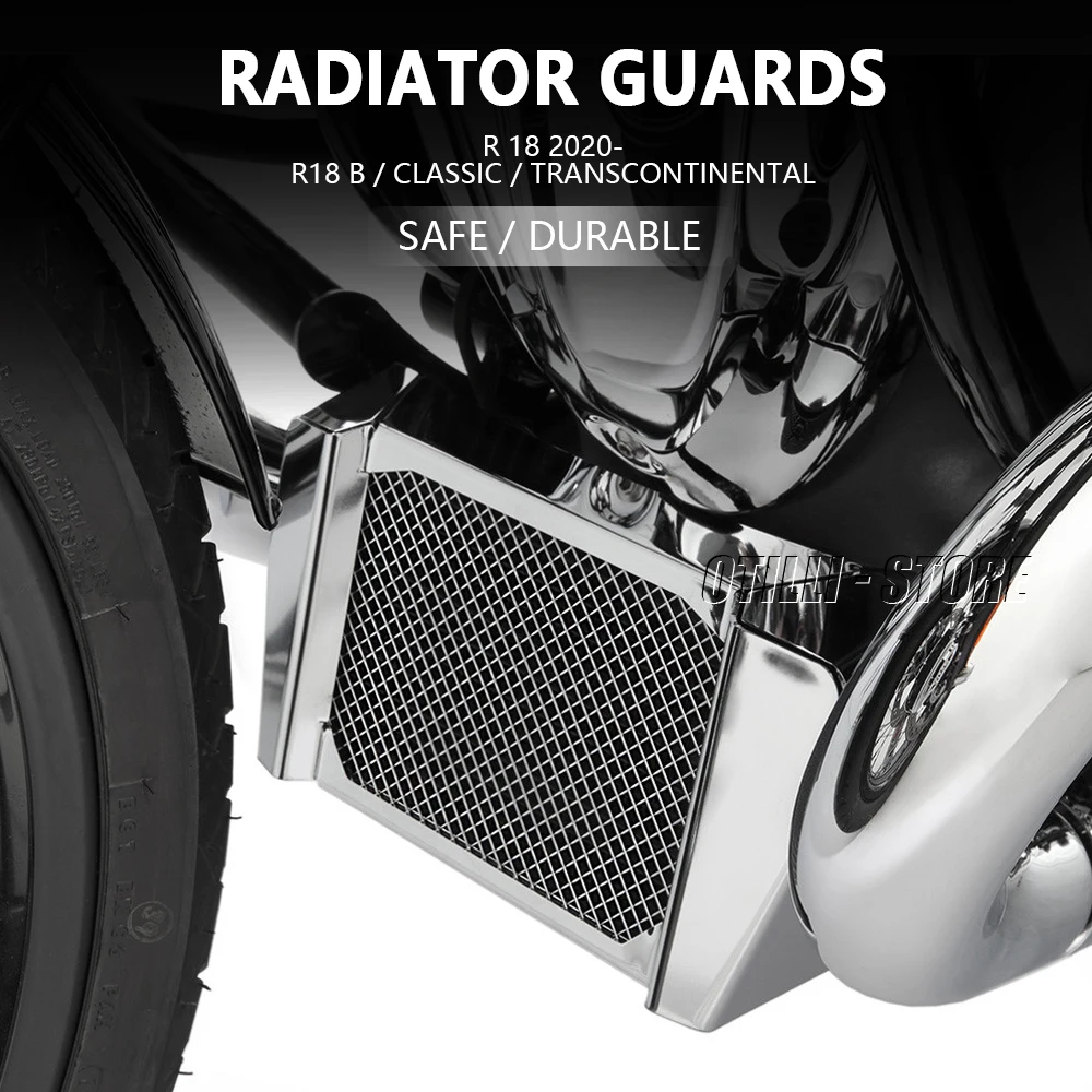 Motorcycle R 18 2020 2021 -UP Radiator Grille Guard Cover Oil Cooler Guard Protection For BMW R18 B / Classic / Transcontinental - Image 2