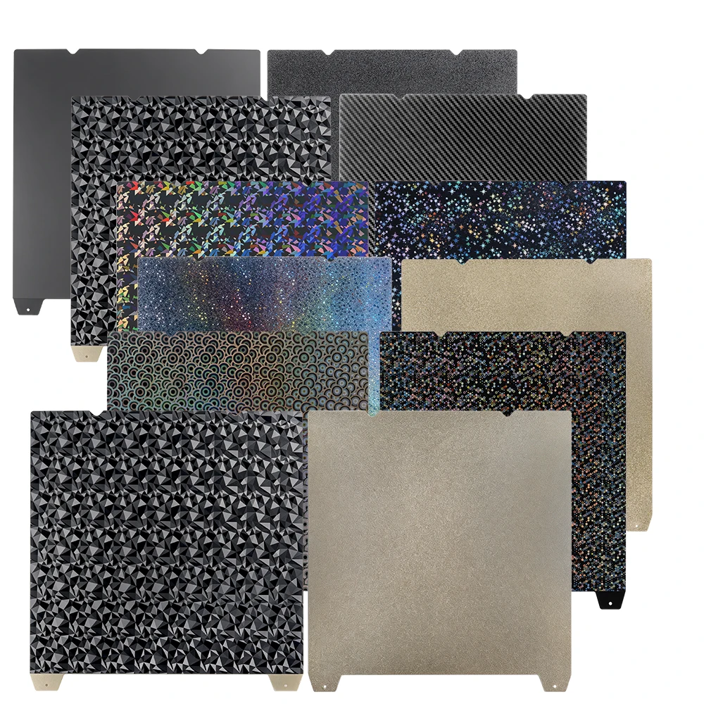 PET-Kohlefaser-Diamant-Bauplatte für Creality K1C Ender5 S1 Ender3 S1 Pro/ V3 SE/ KE 3D-Drucker, beidseitig mit PEI-Textur, Heizbett – Detail 6