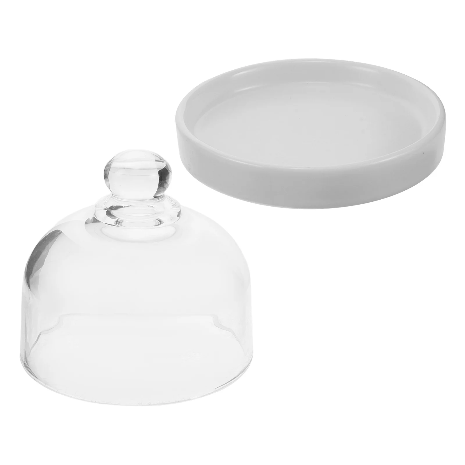 

Мини-тарелка для торта, купольная крышка, кондитерское блюдо, десертная витрина, декоративный сервировочный поднос для лакомств, вечеринок, держатель для торта с крышкой