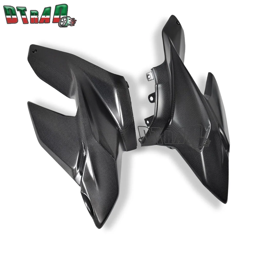 For DUCATI Streetfighter V4 V4S SP 2023 2024 Carbon Fiber Tank Side Panels Body Fairing Kit Motorcycle Modified Part Plain Matte