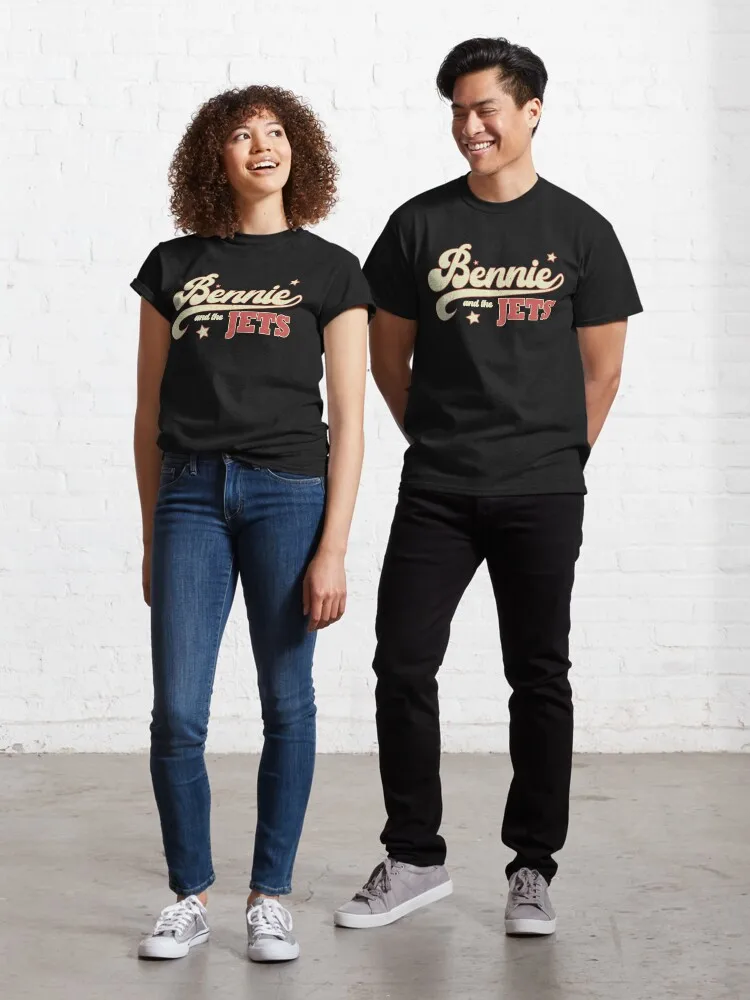 Bennie And The Jets Classic T-Shirt   Men Women 100% Cotton Men Women Clothing