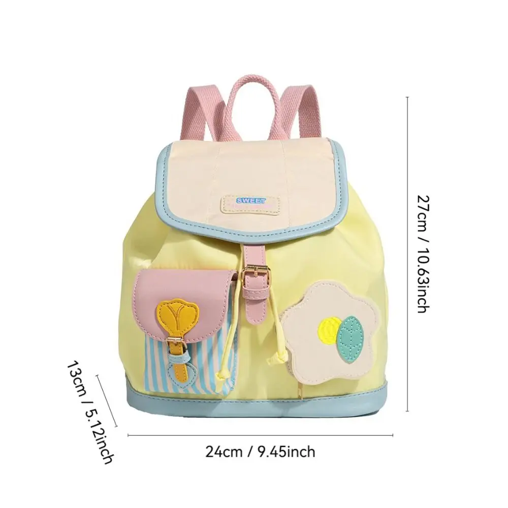 حقيبة ظهر مدرسية لطيفة ذات سعة كبيرة وخفيفة الوزن مع حقيبة حمل محمولة برباط للنساء