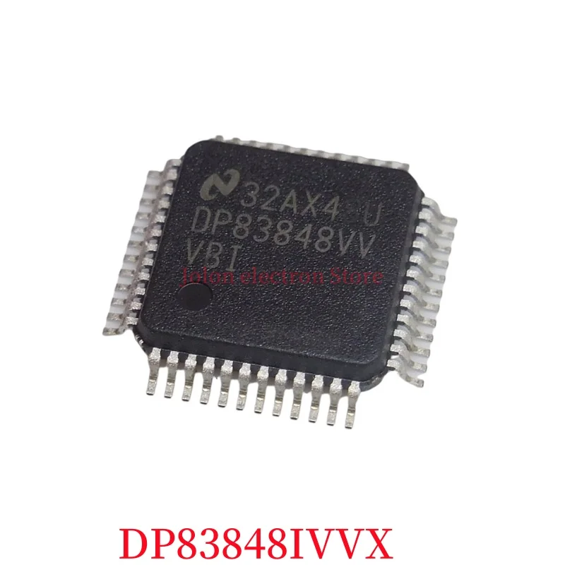 100% New DP83848IVVX DP83848 LQFP-48 Chip