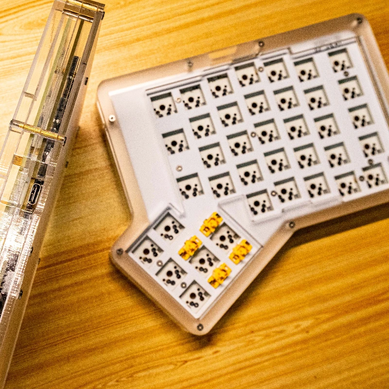 مجموعة لوحة المفاتيح الميكانيكية المنقسمة اللاسلكية من If-ergo ، مريحة ، مبادلة ساخنة ، مخصصة ، رياضية إلكترونية ، مكتبية ، #3